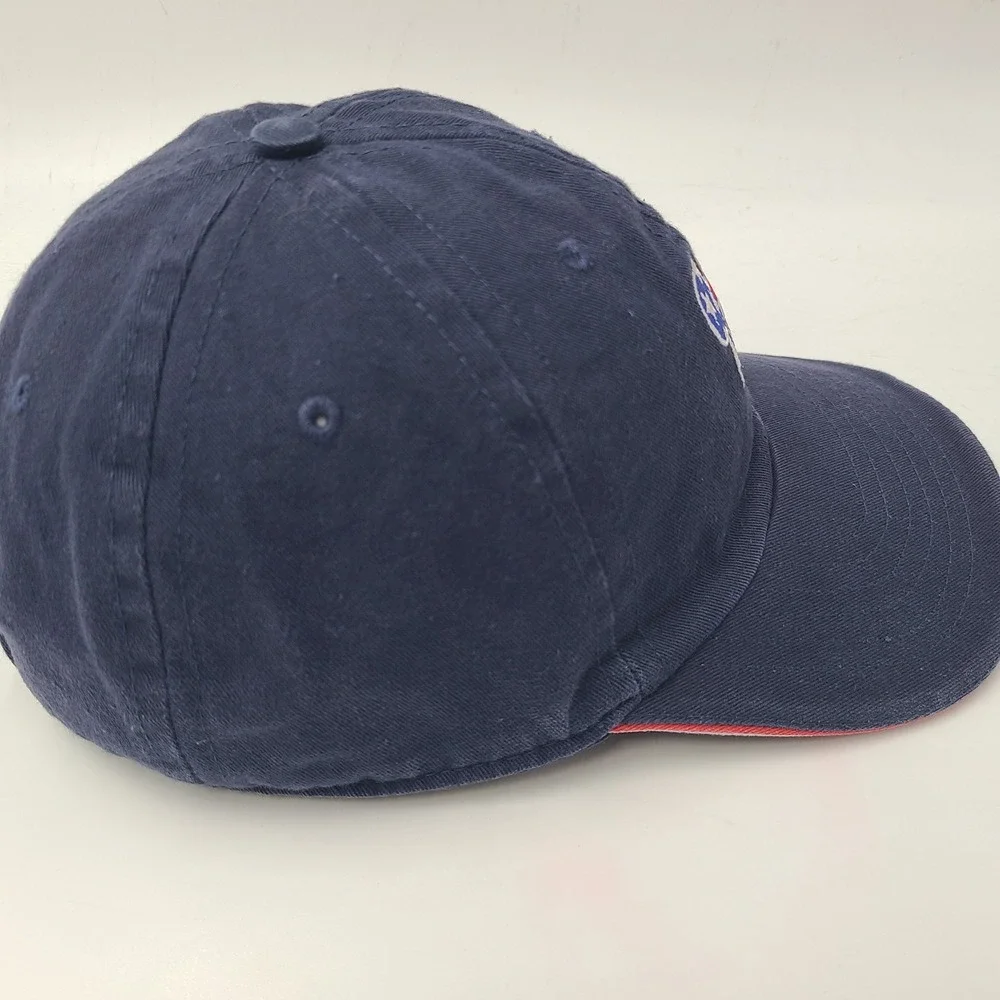 Walt Disney World Hat‎ Strapback Blue Red White Mickey Mouse USA Flag Logo Men